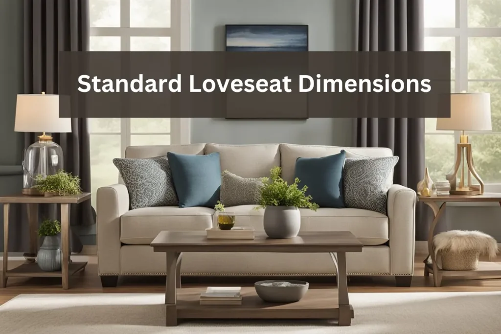 Standard Loveseat Dimensions: Guide for Home Furnishing