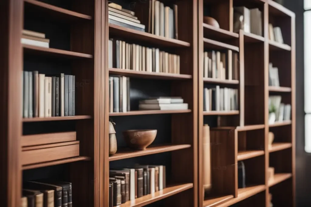 Mahogany Bookshelf