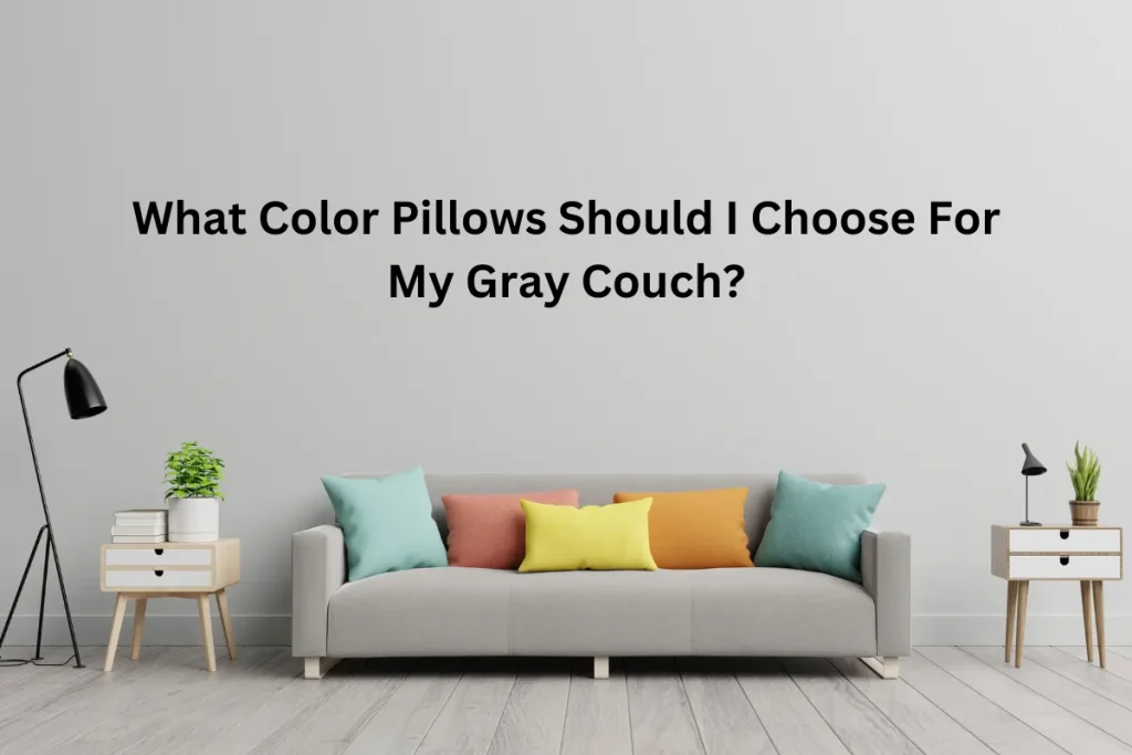What Color Pillows Should I Choose For My Gray Couch